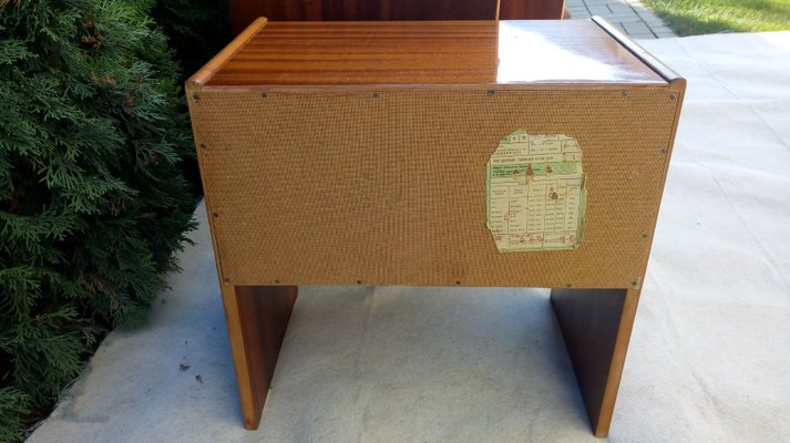 Bedside Tables, Stool and Dressing Table by Jindřich Halabala, 1970s, Set of 4-VIC-1426344