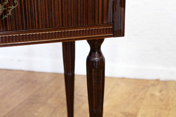 Bedside Tables with Macassar Ebony Veneer, Italy, 1970s, Set of 2-BQF-1807002