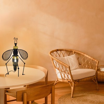 Bee Lamp in Painted Glass and Lacquered Metal by Vincet Darré for Monoprix, France-NUC-2043165