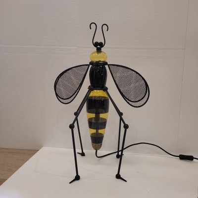 Bee Lamp in Painted Glass and Lacquered Metal by Vincet Darré for Monoprix, France-NUC-2043165