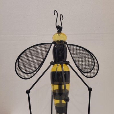 Bee Lamp in Painted Glass and Lacquered Metal by Vincet Darré for Monoprix, France-NUC-2043165