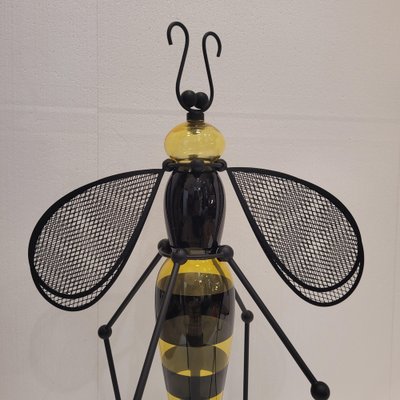 Bee Lamp in Painted Glass and Lacquered Metal by Vincet Darré for Monoprix, France-NUC-2043165