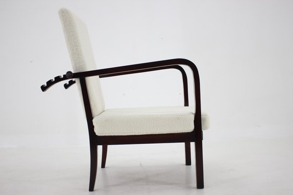 Beech Adjustable Armchair, Czechoslovakia, 1940s-TZ-1724417