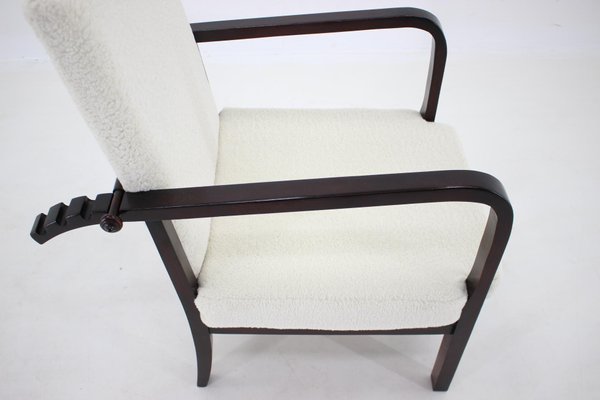 Beech Adjustable Armchair, Czechoslovakia, 1940s-TZ-1724417