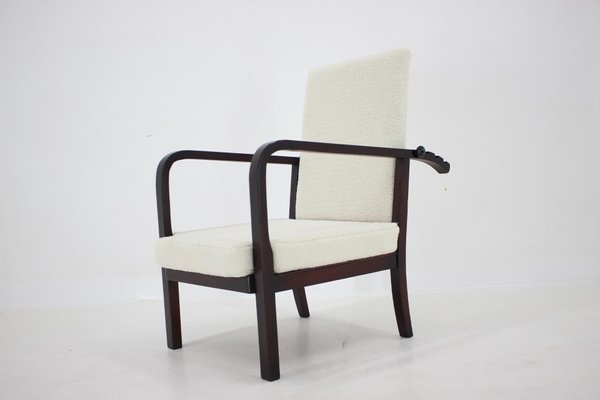 Beech Adjustable Armchair, Czechoslovakia, 1940s-TZ-1724417