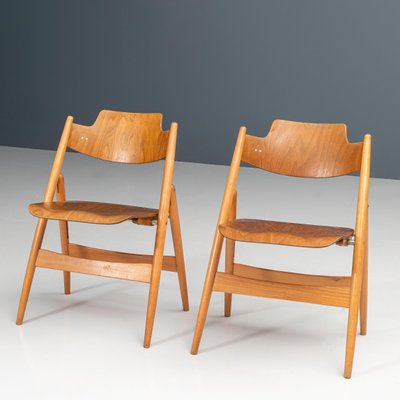 Beech and Plywood Folding Chairs by Egon Eiermann for Wilde & Spieth, 1952-ITV-1299146