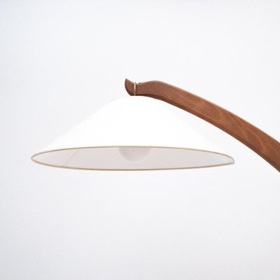 Beech Arched Floor Lamp, 1960s-UPW-1436635