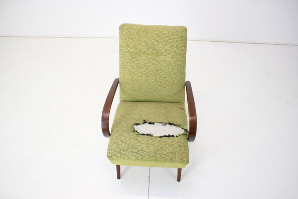 Beech Armchair attributed to Jaroslav Smidek for Ton, Czechoslovakia, 1960s-TZ-1384751