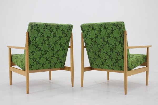 Beech Armchairs attributed to Ton, Czechoslovakia, 1960s, Set of 2-TZ-1431452