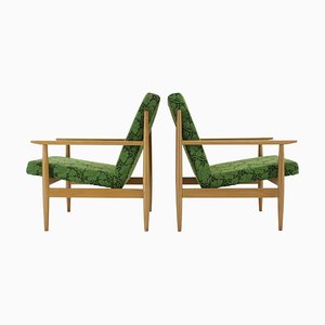 Beech Armchairs attributed to Ton, Czechoslovakia, 1960s, Set of 2-TZ-1431452