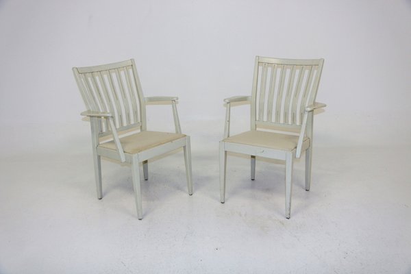 Beech Armchairs, Denmark, 1960, Set of 2-GEK-1183427