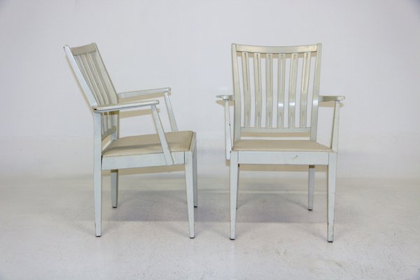 Beech Armchairs, Denmark, 1960, Set of 2-GEK-1183427