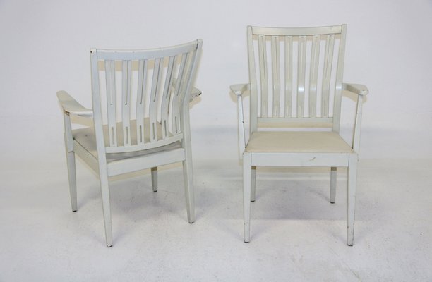 Beech Armchairs, Denmark, 1960, Set of 2-GEK-1183427