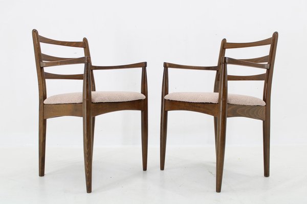 Beech Armchairs, Former Czechoslovkia, Set of 2-TZ-1789488