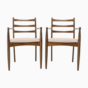 Beech Armchairs, Former Czechoslovkia, Set of 2-TZ-1789488