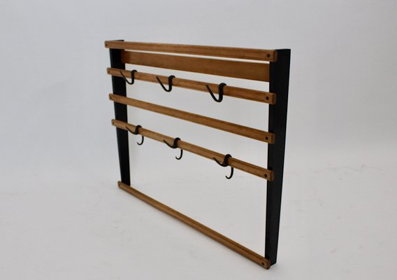 Beech & Brass Rack by Carl Auböck, 1950s-NB-585638