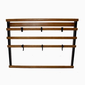 Beech & Brass Rack by Carl Auböck, 1950s-NB-585638