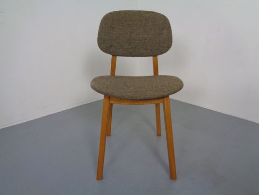 Beech Chair & Stool, 1960s, Set of 2-RDW-839616