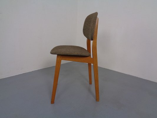 Beech Chair & Stool, 1960s, Set of 2-RDW-839616