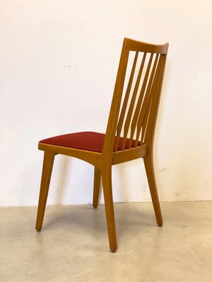 Beech Chairs, 1960s, Set of 4-NPC-1229204