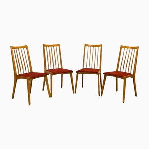 Beech Chairs, 1960s, Set of 4-NPC-1229204