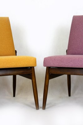 Beech Chairs from Zamojskie Fabryki Mebli, 1960s, Set of 4-WVS-1328219