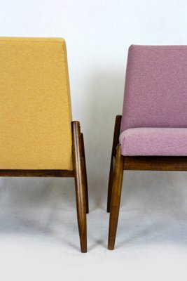 Beech Chairs from Zamojskie Fabryki Mebli, 1960s, Set of 4-WVS-1328219