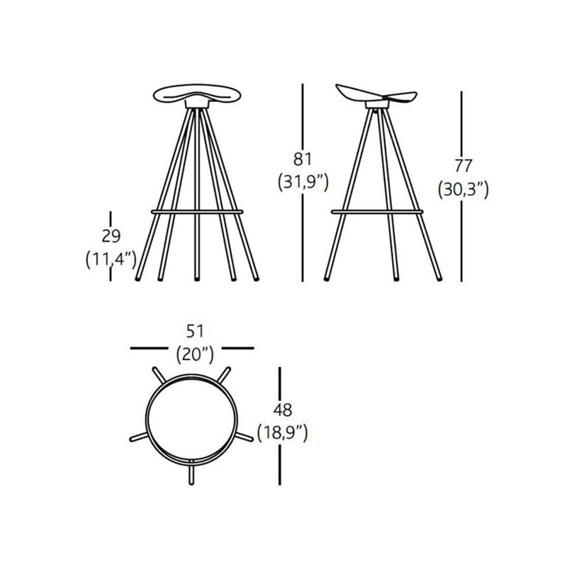 Beech & Chrome Jamaica Bar Stools by Pepe Cortés for Amat, 1990s, Set of 2