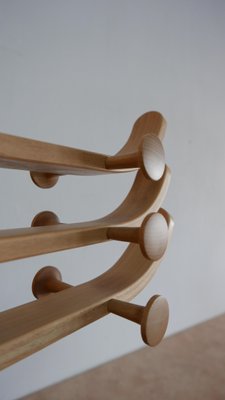 Beech Coat Rack by Soren Nissen & Ebbe Gehl for Aksel Kjersgaard, 1970s-KK-633683