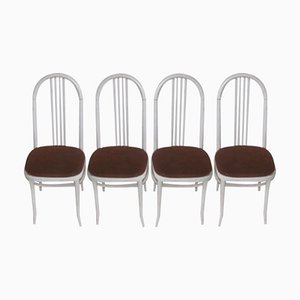 Beech Dining Chairs from Ton, Czechoslovakia, 1970s, Set of 4-ZWG-1289219