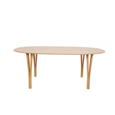 Beech Dining Table by Piet Hein, 1980s-MTD-1807565