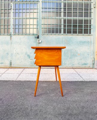 Beech & Formica Writing Desk, Italy, 1950s-VCV-1134288