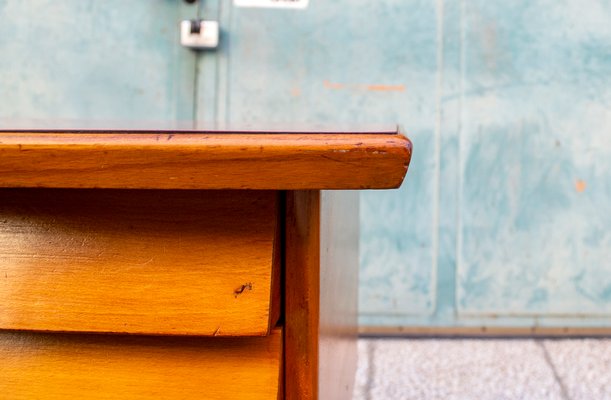 Beech & Formica Writing Desk, Italy, 1950s-VCV-1134288