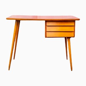 Beech & Formica Writing Desk, Italy, 1950s-VCV-1134288