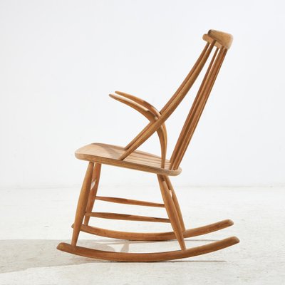 Beech IW3 Rocking Chair by Illum Wikkelsø for Niels Eilersen, 1960s-CI-1813033