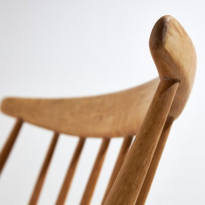 Beech IW3 Rocking Chair by Illum Wikkelsø for Niels Eilersen, 1960s-CI-1813033