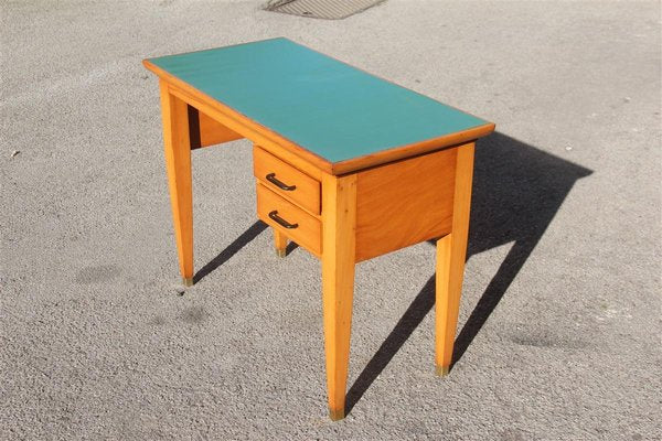 Beech & Laminate Nesting Tables-EH-565192