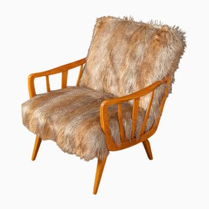 Beech Lounge Chair, 1950s-GPP-1783539