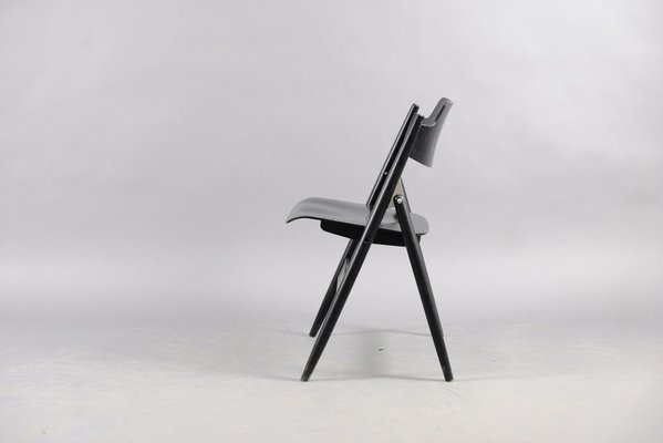 Beech Model SE18 Folding Chair by Egon Eiermann for Wilde+Spieth, 1960s-CIP-638926