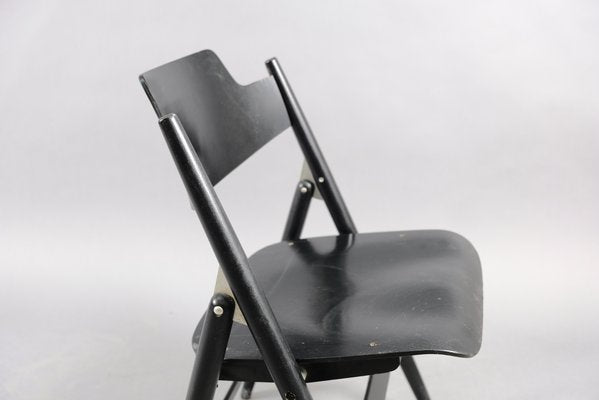 Beech Model SE18 Folding Chair by Egon Eiermann for Wilde+Spieth, 1960s-CIP-638926