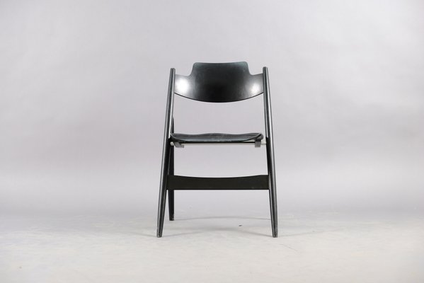 Beech Model SE18 Folding Chair by Egon Eiermann for Wilde+Spieth, 1960s-CIP-638926