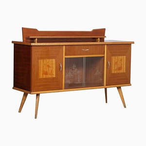 Beech, Rosewood, and Inlaid Maple Sideboard by Melchiorre Bega, 1940s-NJV-744244