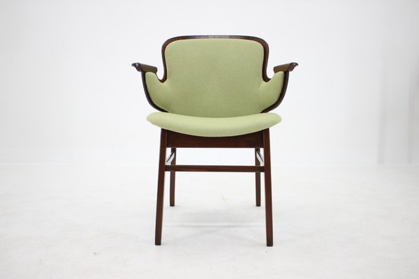 Beech Shell Chair by Hans Olsen for Bramin Mobler, Denmark, 1950s-TZ-991904