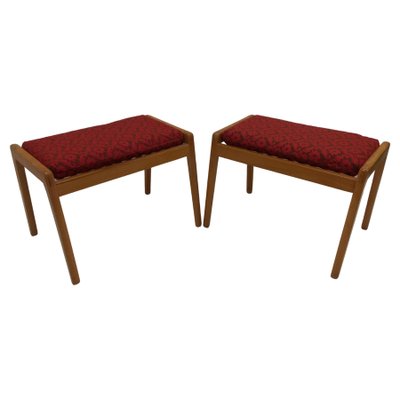 Beech Stools from ULUV, Czechoslovakia, 1960, Set of 2-TZ-1124691