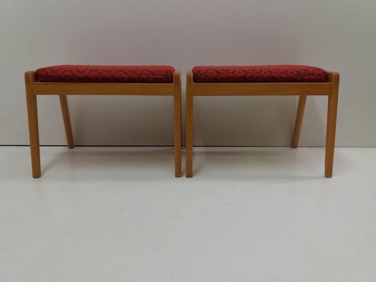 Beech Stools from ULUV, Czechoslovakia, 1960, Set of 2-TZ-1124691