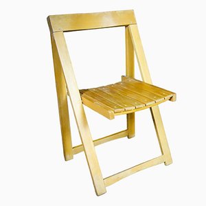 Beech Trieste Folding Chair by Aldo Jacober for Bazzani, Italy, 1960s-IA-1412508