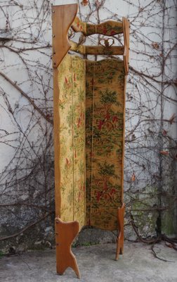 Beech & Velvet Corner Coat Rack, 1950s-KNM-863140