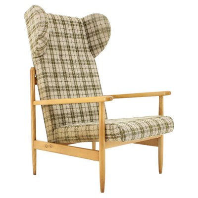 Beech Wing Armchair from ULUV, Czechoslovakia, 1960s-TZ-1172576