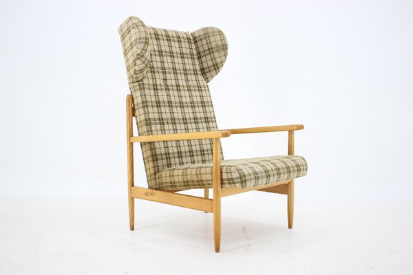 Beech Wing Armchair from ULUV, Czechoslovakia, 1960s-TZ-1172576