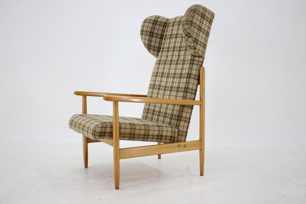 Beech Wing Armchair from ULUV, Czechoslovakia, 1960s-TZ-1172576